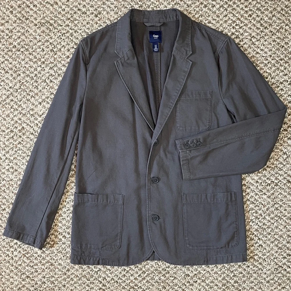 GAP Men's Gray Jacket - Picture 3 of 15